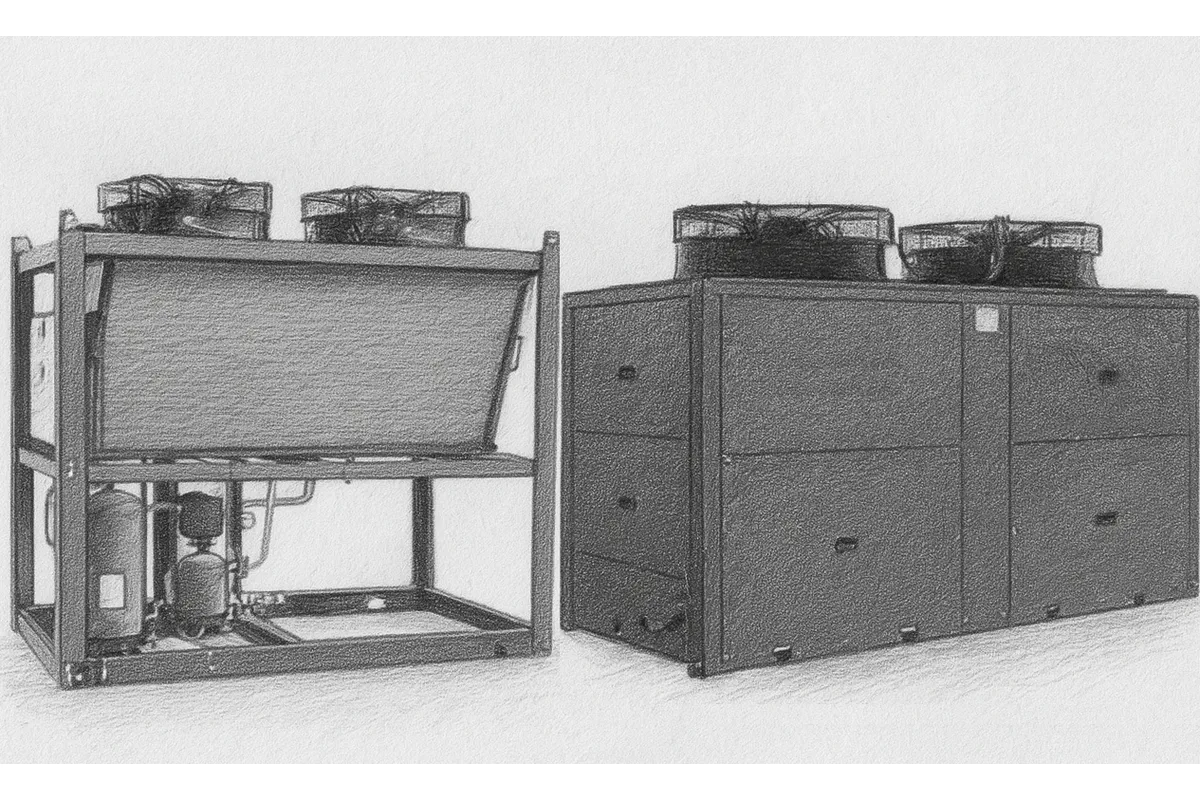 Монтаж чиллеров и компрессорно-конденсаторных блоков (ККБ)